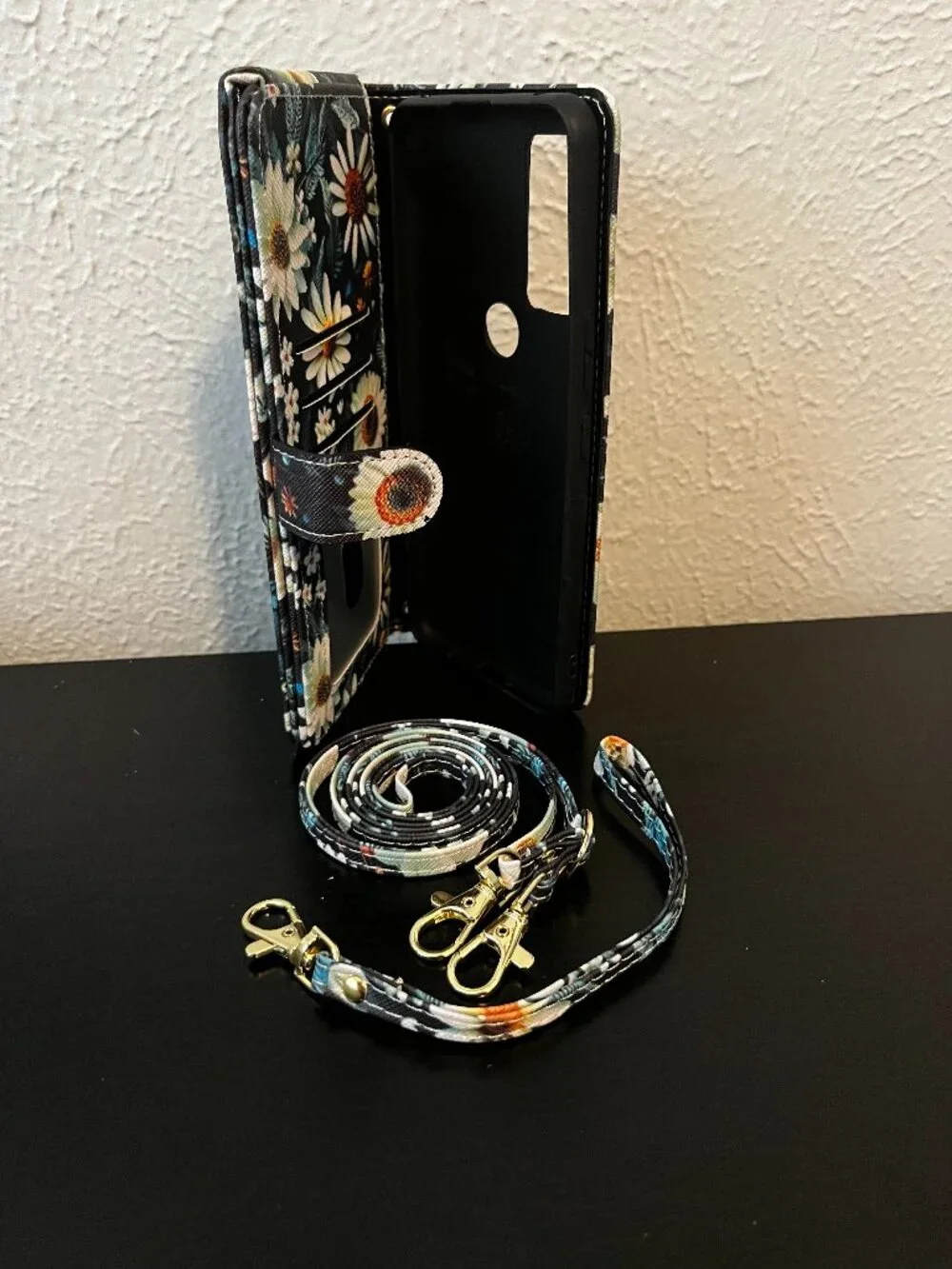 NEW Flower Leather Crossbody Wallet Case Purse for Samsung Galaxy Z